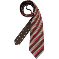 Tommy Hilfiger Herren Krawatte braun College-Streifen von Tommy Hilfiger