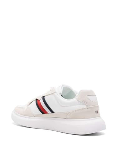 Tommy Hilfiger Herren Cupsole Sneaker Schuhe, Weiß (White), 45 EU Tommy Hilfiger Herren Cupsole Sneaker Schuhe, Weiß (White), 45 EU von Tommy Hilfiger