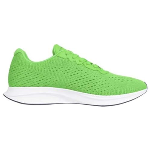 Tommy Hilfiger Herren Lightweight Knit Flag FM0FM04563 Runner Sneaker, Grün (Spring Lime), 42 EU von Tommy Hilfiger