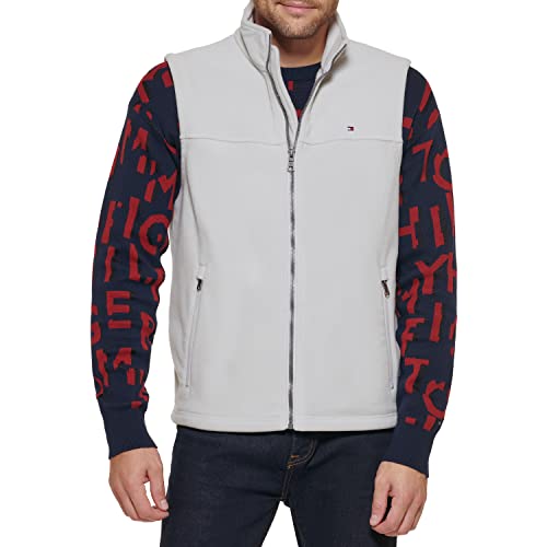Tommy Hilfiger Herren Lightweight Polar Vest Fleece-Weste, EIS, XL von Tommy Hilfiger