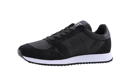 Tommy Hilfiger Herren Runner Sneaker Vintage Mix Sportschuhe, Schwarz (Black), 40 von Tommy Hilfiger