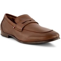 Tommy Hilfiger Herren Loafer braun Glattleder von Tommy Hilfiger