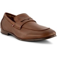 Tommy Hilfiger Herren Loafer braun Glattleder von Tommy Hilfiger