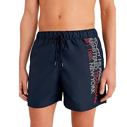 Tommy Hilfiger Herren MEDIUM Drawstring Shorts, Navy, XL von Tommy Hilfiger