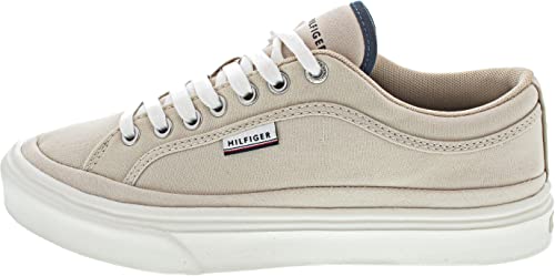 Tommy Hilfiger Herren Malcolm 25D Long Lace Sneaker, Beige (Classic Beige), 40 EU von Tommy Hilfiger