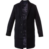 Tommy Hilfiger Herren Mantel blau Wolle unifarben Tommy Hilfiger Herren Mantel blau Wolle unifarben von Tommy Hilfiger