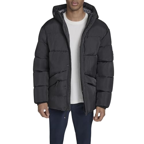 Tommy Hilfiger Herren Men's Heavyweight Quilted Puffer Jacket Jacke, Schwarz, XXL von Tommy Hilfiger