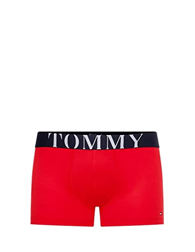 Tommy Hilfiger Herren Mikrofaser-Trunks, rot, XL von Tommy Hilfiger