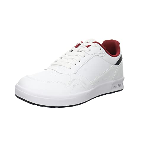 Tommy Hilfiger Herren Cupsole Sneaker Modern Cup Lightweight Schuhe , Weiß (White), 40 EU von Tommy Hilfiger