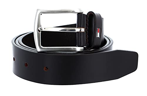 Tommy Hilfiger Herren Gürtel New Denton 3.5 Belt Ledergürtel, Braun (Testa Di Moro), 90 von Tommy Hilfiger