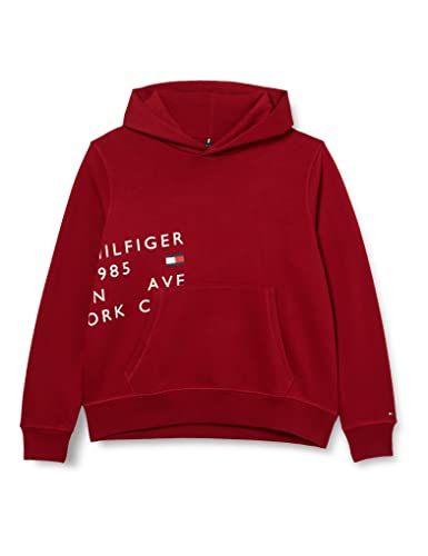 Tommy Hilfiger Herren Hoodies, Regatta Red, M von Tommy Hilfiger