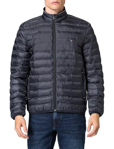 Tommy Hilfiger Herren Jacke Übergangsjacke, Blau (Desert Sky), L von Tommy Hilfiger