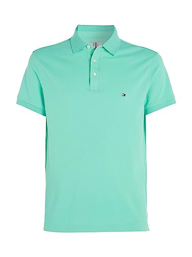 Tommy Hilfiger 1985 SLIM POLO, GREEN, grün(l (47)), Gr. XL von Tommy Hilfiger