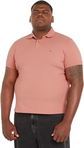 Tommy Hilfiger Herren Poloshirt Kurzarm 1985 Regular Fit, Rosa (Teaberry Blossom), M von Tommy Hilfiger