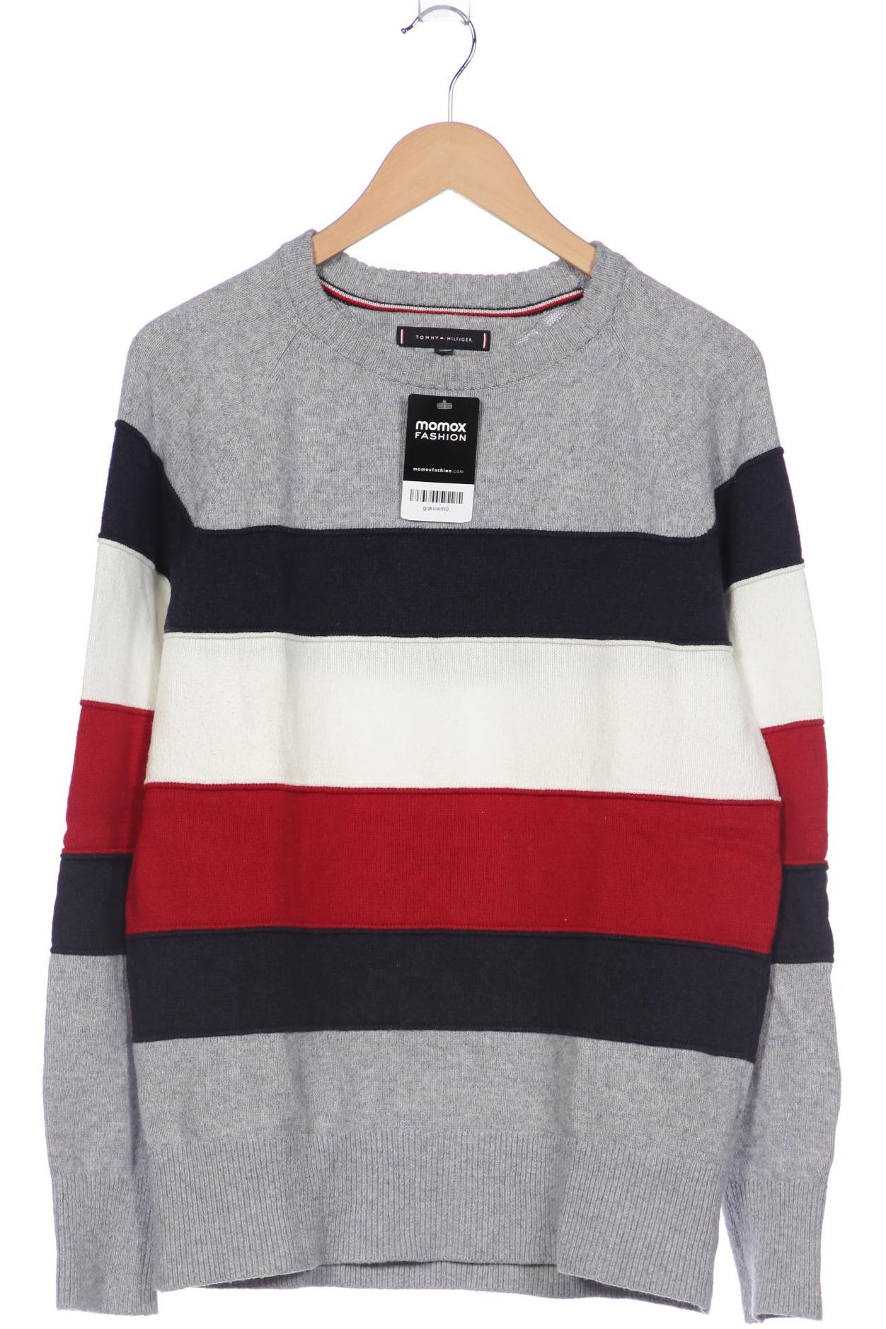 Tommy Hilfiger Herren Pullover, grau, Gr. 48 von Tommy Hilfiger