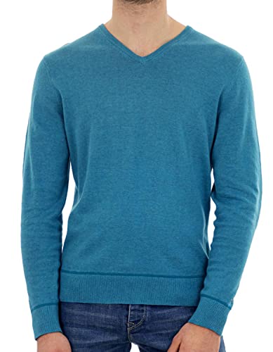 Tommy Hilfiger Herren Pullover Harold V-Ausschnitt (Türkis, XXL) von Tommy Hilfiger