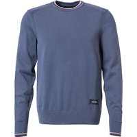 Tommy Hilfiger Herren Pullover blau unifarben Tommy Hilfiger Herren Pullover blau unifarben von Tommy Hilfiger