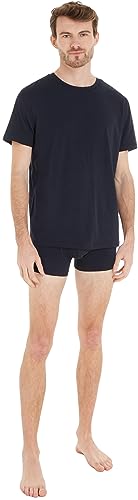 Tommy Hilfiger Herren Pyjama-Set Kurz, Blau (Desert Sky/Desert Sky), L von Tommy Hilfiger