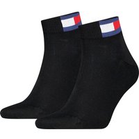 Tommy Hilfiger Herren Quarter Socken FLAG 2er Pack von Tommy Hilfiger
