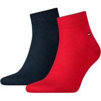 Tommy Hilfiger Herren Quarter Socken Flag - 2er Pack von Tommy Hilfiger