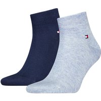 Tommy Hilfiger Herren Quarter Socken Flag - 2er Pack von Tommy Hilfiger