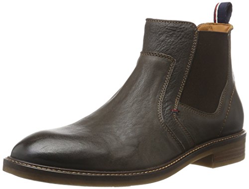 Tommy Hilfiger Herren R2285OUNDER 2N Chelsea Boots, Braun (Dark Brown 201), 40 von Tommy Hilfiger