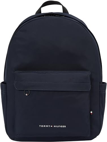 Tommy Hilfiger Herren Rucksack Skyline Backpack Handgepäck, Mehrfarbig (Space Blue), Onesize von Tommy Hilfiger