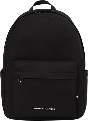 Tommy Hilfiger Herren Rucksack Skyline Backpack Handgepäck, Schwarz (Black), Onesize von Tommy Hilfiger