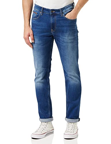 Tommy Jeans Herren Jeans Stretch, Blau (Wilson Mid Blue Stretch), 27W / 34L von Tommy Jeans