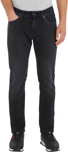 Tommy Jeans Herren Jeans Scanton Slim Stretch, Schwarz (Dynamic Jacob Black), 28W / 32L von Tommy Jeans