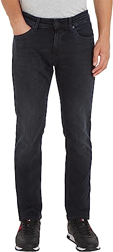 Tommy Jeans Herren Jeans Scanton Slim Stretch, Schwarz (Dynamic Jacob Black), 36W / 36L von Tommy Jeans