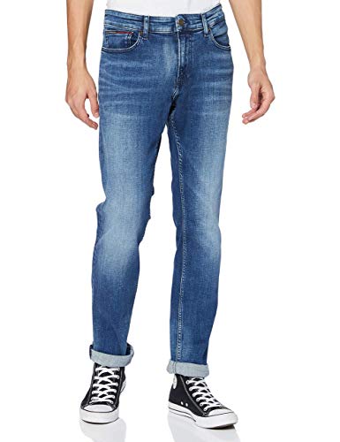 Tommy Jeans Herren Jeans Scanton Slim Stretch, Blau (Dynamic Jacob Mid Blue Stretch), 32W / 32L von Tommy Hilfiger