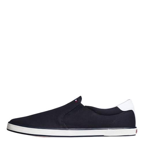 Tommy Hilfiger Herren Schuhe Iconic Slip on Sneaker Blau Sneakers Größe 41 EU von Tommy Hilfiger