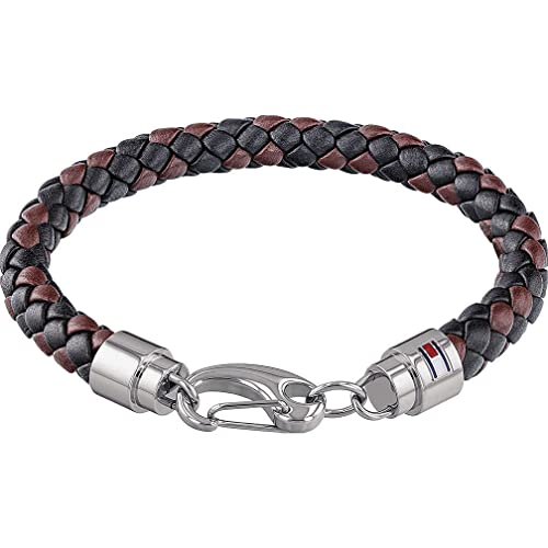 Tommy Hilfiger Jewelry Lederarmband für Herren Schwarz und Braun - 2790047 von Tommy Hilfiger