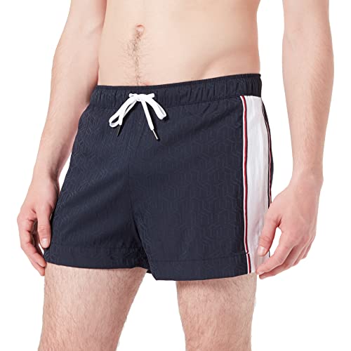 Tommy Hilfiger Herren Short Drawstring Badehose, Desert Sky, XL von Tommy Hilfiger