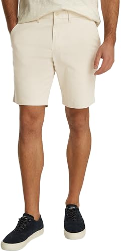 Tommy Hilfiger Herren Shorts Brooklyn 1985 Kurz, Elfenbein (Newsprint), 28W von Tommy Hilfiger