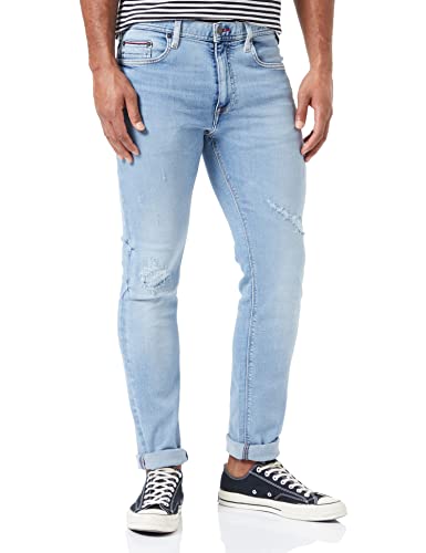 Tommy Hilfiger Herren Jeans Slim Bleecker Stretch, Blau (Seven Years Repair), 32W / 32L von Tommy Hilfiger