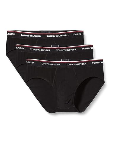 Tommy Hilfiger Herren 3p Brief Slip Schwarz (Black 990), S von Tommy Hilfiger