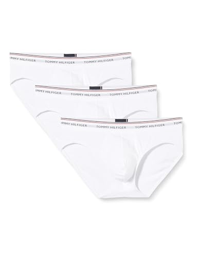 Tommy Hilfiger Herren 3p Brief Slip Weiß (White 100), XL von Tommy Hilfiger