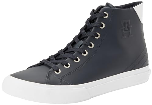 Tommy Hilfiger Herren Sneaker High-Top, Blau (Desert Sky), 45 von Tommy Hilfiger