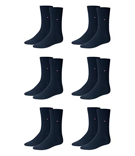 Tommy Hilfiger Herren Socken, 6er Pack (47/49, navy (dark navy)) von Tommy Hilfiger