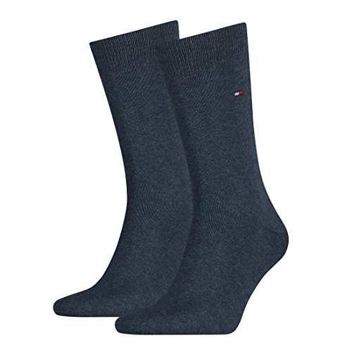 Tommy Hilfiger Herren Th Men Classic 2p Socken, Blau (Jeans 356), 43-46 EU von Tommy Hilfiger