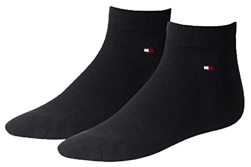 Tommy Hilfiger Herren TH MEN QUARTER 2P Sneakersocken 2 Paar, Blau (Dark Navy 322), 39/42 von Tommy Hilfiger