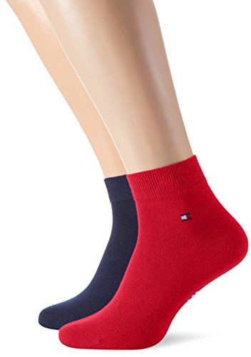 Tommy Hilfiger Herren TH MEN QUARTER 2P Socken,2er Pack|#2per pack Blau (tommy 085),43/46 von Tommy Hilfiger