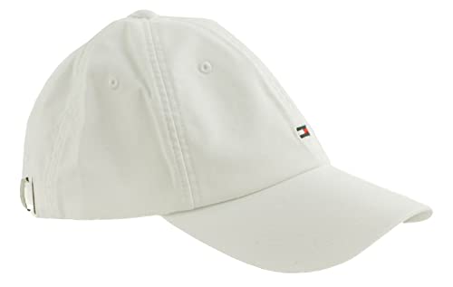 Tommy Hilfiger Herren Soft Flag Cap Baseballkappe, Off White, Einheitsgröße von Tommy Hilfiger