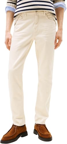 Tommy Hilfiger Herren Jeans Hose Denton Straight Fit, Elfenbein (Muslin), 30W/29L von Tommy Hilfiger