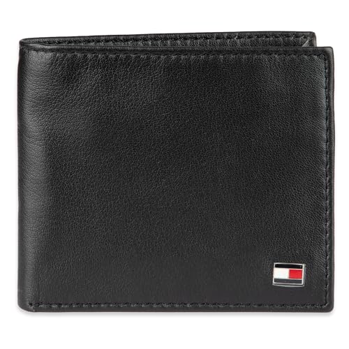 Tommy Hilfiger Herren Sw-91-4679n-blk Reisezubehör-Bi-Fold-Brieftasche, Dunkles Schwarz, Einheitsgröße von Tommy Hilfiger