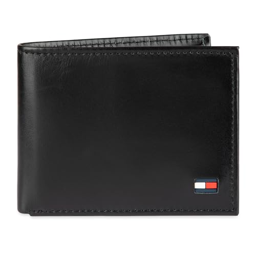 Tommy Hilfiger Herren Sw-914891-schwarz Reisezubehör-Bi-Fold-Brieftasche, Black Dore, Einheitsgröße von Tommy Hilfiger