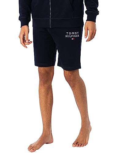 Tommy Hilfiger Herren Sweatshorts Kurz, Blau (Desert Sky), S von Tommy Hilfiger