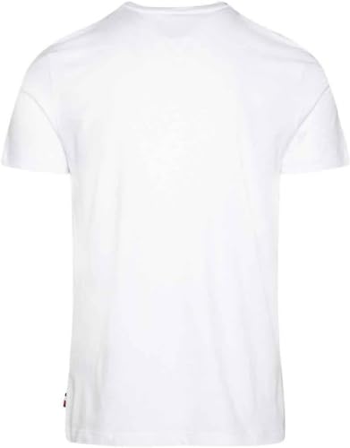 Tommy Hilfiger Herren T-Shirt Kurzarm Rundhalsausschnitt, Weiß (White), 3XL von Tommy Hilfiger